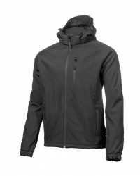 Куртка "DITTER" SOFTSHELL с капюшоном, черная 