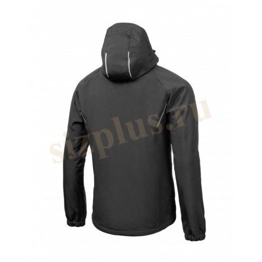 Куртка "DITTER" SOFTSHELL с капюшоном, черная 