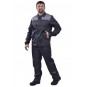 Костюм рабочий "ФАВОРИТ-СП NEW" (куртка/полукомбинезон) ткань пл. 210 г/м², т.серый/серый/красный