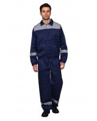 Костюм рабочий "ЛЕГИОН-СП1" (куртка/брюки) ткань пл. 210 г/м², т.синий/серый