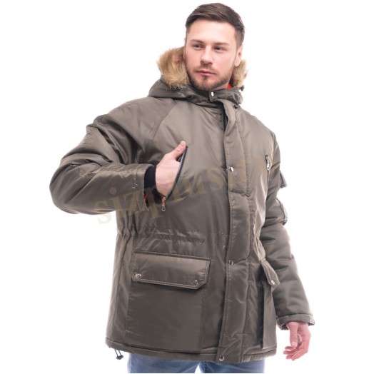 Куртка утепленная АЛЯСКА-СП (тк.Оксфорд, 210), хаки