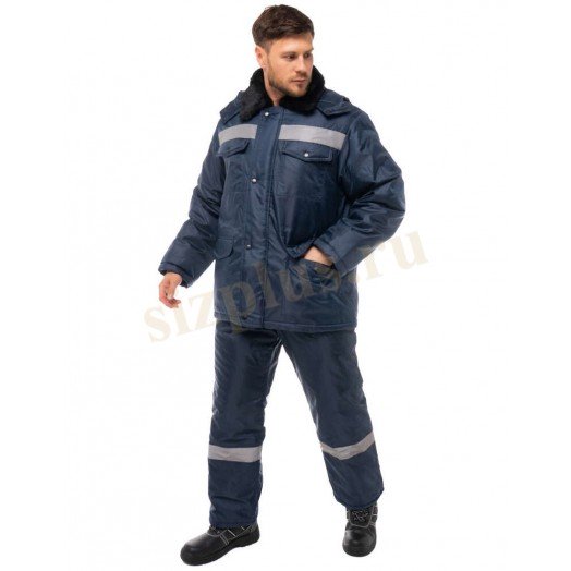 Костюм зимний МАСТЕР-СП (тк. Оксфорд) п/к, т.синий