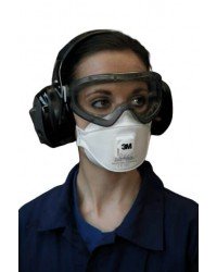 Респиратор 3М™ Aura 9332+ (FFP3, до 50 ПДК) для защиты от пыли, туманов, дымов / с клапаном выдоха