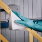 Химические перчатки из нитрила Atom Oil с хлопковым напылением JN711