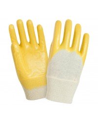 Перчатки с легким нитриловым покрытием и  трикотажная резинка (ЭКОНОМ)