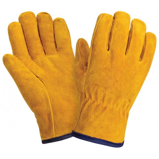 Спилковые утепленные перчатки Siberia 0128 3M Thinsulate