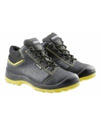 Ботинки летние/демисезонные "BERKEL" цвет черный/желтый