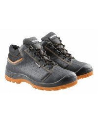 Ботинки летние/демисезонные "BERKEL" цвет черный/оранжевый